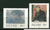 Islande ** N° 704/705 - Islandais Célèbres - Otros & Sin Clasificación