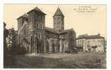 MAURIAC  Cantal -  Basilique Mineure Au Verso Un Descriptif Manuscrit  Détaillé De L'édifice - Mauriac