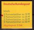 1064) Bund Markenheftchen Mi.Nr. 23amZ Postfrisch ** - Andere & Zonder Classificatie