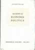 ELEMENTI DI ECONOMIA POLITICA - Libro Del 1960 - Rechten En Economie