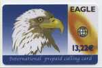 SPAIN  Eagle  International Prepaid Calling Card - To Identify