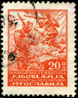 Pays : 507,2 (Yougoslavie : République Démocratique Fédérative)   Yvert Et Tellier N° :    433 (o) - Used Stamps