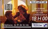 @+ Télécarte "TARIFS REDUITS - 18H00" - 02/92 - 50 U - SC4 - 5 PETITS EMBOUTIS. - 1992