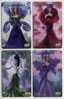 China 2004 CNC Telecom Set Of 4 Beautiful Used Phone Cards Barbie Girl - Mode