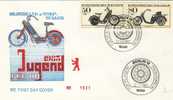 5640 FDC  ALLEMAGNE - Motorräder