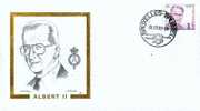 FDC-01- - Belgique Enveloppe FDC  - COB 2933 - Bruxelles - Roi Albert - Koning Albert II 2000 -  Du 4-9-2000 - 1,78€ - 1991-2000