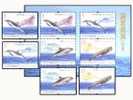 2006 TAIWAN WHALE AND DOLPHINS 4V+MS - Unused Stamps