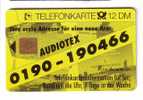 Germany - Allemagne - RARE And OLD Issue Card AUDIOTEX - S 30 10.91 - S-Series : Tills With Third Part Ads