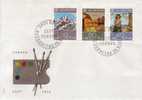 SWITZERLANDS FDC MICHEL 1050/52 €3.60 EUROPA 1975 - 1975