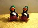 FIGURINE FERRERO 2 PINGOUINS - 1992 - Andere & Zonder Classificatie