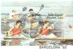Laos - Block Gestempelt / Miniature Sheet Used (B057) - Sommer 1992: Barcelone