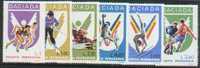 Romania - 1978 11th World Cup Soccer Championships. Scott 2761-6. MNH - Unused Stamps