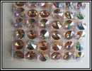 Lot De 2 Pendants Swarovski N°21 Light Colorado Topaz AB 10mm - Pearls