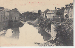 PAYS BASQUE - MAULEON  - Le Saison Et Les Usines Vue Prise Du Pont Neuf   PRIX FIXE - Mauleon Licharre