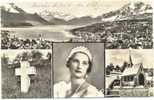 Suisse .Reine Astrid De Belgique/CPSM Dentelée.N/B.Küssnacht A.Rigi. - Küssnacht