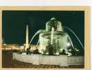 75 - Paris La Nuit - Place De La Concorde Illuminée - CPM Années 1960-70 Non Voyagé - Ed Lyna N° 1068 - París La Noche