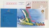 Sailing,China 2000 Sydney Olympic Game Chinese Olympic Team Sport Events Advertising Pre-stamped Card - Segeln