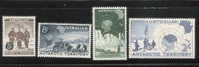 AAT 1957 Australian Explorers 5p - 2sh MNH  (8p MLH) - Unused Stamps