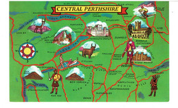 ECOSSE / CENTRAL PERTHSHIRE  CARTE CPM NEUVE  -  N° PT 36177 TTBE - Perthshire