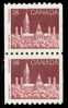 Canada (Scott No. 952 - Parlement) [**] Luxe / ExF - Roulette / Coil  (Paire / Pair) - Unused Stamps