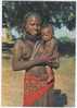 Angola: Semi NUDE Woman With Child. Old Postcard - Angola