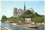 PARIS Et Ses Merveilles - La Seine Et La Cathédrale Notre-Dame - De Seine En Haar Oevers