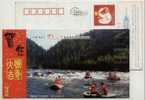China 2004 Yichun Ecological Tourism Pre-stamped Card River Drifting Rafting - Rafting