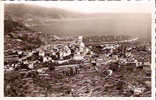 CPA - PHOTO - VUE PANORAMIQUE SUR LA TURBIE - LE CAP MARTIN ET BORDIGHERA - LA CIGOGNE - La Turbie