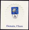 France Encart " Demain L' Euro" Strasbourg 23-11-2001 - Munten