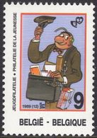 BELGIQUE 2339 ** MNH Néron NERO De Marc SLEEN Préposé 1989 (12) Comics Bande Dessinée BD Strip - Cómics