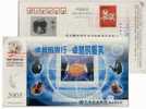 Computer,China 2003 Lishui Agricultural Bank Business Advertising Pre-stamped Card,a Few Corner Flaw - Informatik