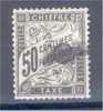 FRANCE 50 CENTIMES TAXE 1881-92 OBL. SIGNE CALVES - 1859-1959 Oblitérés