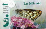 PAPILLON Butterfly SCHMETTERLING VlinderTelecarte (91) - Papillons