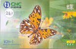 PAPILLON Butterfly SCHMETTERLING VlinderTelecarte (261) - Vlinders