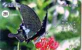 PAPILLON Butterfly SCHMETTERLING VlinderTelecarte (291) - Papillons