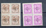 Belgie Ocb Nr : Lot Uit Reeks 62 Polyvalent V806P , V800P ** (zie Scan) - Typos 1967-85 (Lion Et Banderole)