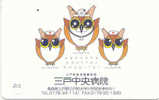 OWL HIBOU EULE Uil On Phonecard (212) - Gufi E Civette