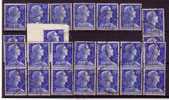 FRANCE - 1011B Obli (24 Timbres) - 1955-1961 Marianne (Muller)