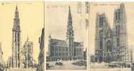 Belgique.Lot De 3 Cpa. Anvers Et Bruxelles - Monumentos, Edificios