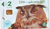 HIBOU EULE OWL UIL BUHO GUFO Telecarte (340) - Aigles & Rapaces Diurnes