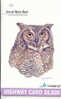 HIBOU EULE OWL UIL BUHO GUFO Carte (5) - Eagles & Birds Of Prey