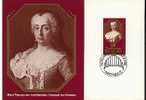 Liechtenstein Lot 2 CM 1er Jour FDC Europa Princesses Du Liechtenstein Sculpture Canova & Tableau Peintre Von Meytens - 1980