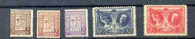 Belgie Ocb Nr :  240 - 244 * Met Scharnier  (zie Scan) - Unused Stamps