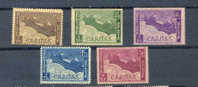 Belgie Ocb Nr :  249 - 253 * Met Scharnier  (zie Scan) - Unused Stamps