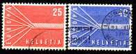 SUISSE - Yvert - 595/96 - Cote 1 € - 1957