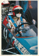 Jean Pierre Jabouille, Pilote Elf, Collection Elf (1970, N° 13) 30 Cm Sur 21 Cm Cartonnée, Monaco, Recto-verso - Automovilismo - F1