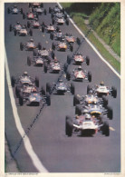 Formule France, Collection Elf (1970, N° 14) 30 Cm Sur 21 Cm Cartonnée, Rouen-les-Essarts, Recto-verso - Automobilismo - F1