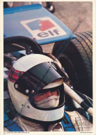 Jackie Stewart, Pilote Elf, Collection Elf (1970, N° 7) 30 Cm Sur 21 Cm Cartonnée, Grand Prix De Hollande, Recto-verso - Autorennen - F1