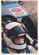 Jackie Stewart, Pilote Elf, Collection Elf (1970, N° 7) 30 Cm Sur 21 Cm Cartonnée, Grand Prix De Hollande, Recto-verso - Automovilismo - F1