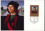 Liechtenstein Lot 3 CM 1er Jour FDC Tableaux Peinture Peintres Quentin Massys , Rubens , Raphaël - Cartes-Maximum (CM)